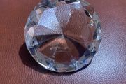 Crystal Diamond Paperweight