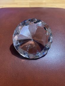 Crystal Diamond Paperweight