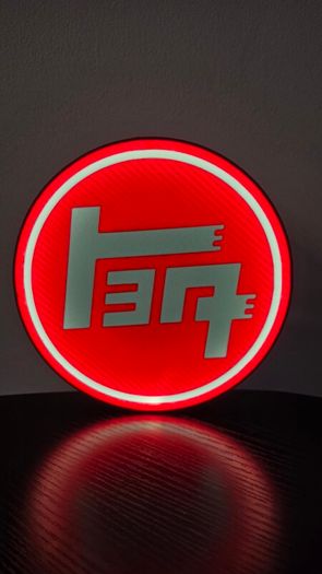 Toyota Retro TAN Vintage JDM Sign Light