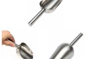 Lot of 2 High quality stainless steel scoop 8 inches perfect for candy carts party buffet LOT of 2
