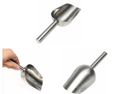 Lot of 2 High quality stainless steel scoop 8 inches perfect for candy carts party buffet LOT of 2