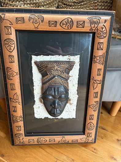 2 African Wall Decorations.