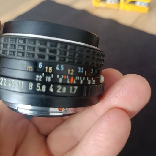 Pentax M 50mm f1.7 Lens Pentax K Mount  Manual Focus