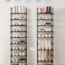 Shoe Rack, 10-Tier Metal Shoe Storage Organiser, Customisable Design, Metal Frame, Space-Saving Rack, for Dressing Room, Hallway, 30 x 45 x 174 cm, available in Black/Grey (FREE POSTAGE) Image 6