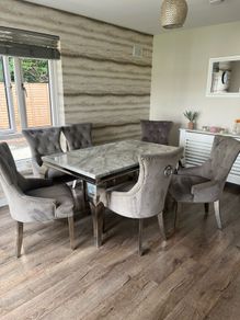 dining table and chairs