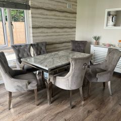 dining table and chairs