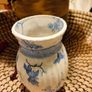 Antique blue and white Ridgeway Bordaux, Stoke on Trent pottery Vase.. Image 2