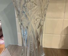 Cut Crystal Vase