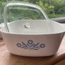 Pyrosil Ware Vintage Cornflower Corning Casserole set (2) Image 4