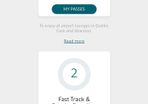 Aer Lingus lounge & fast track for two