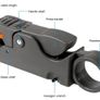 Coax Cable Crimper / Coaxial Cable Compression Tool Kit Image 4