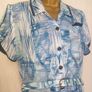 Vintage Bromley Sport blue striped shirt dress size 16 ( Please Check measurements ) Postage included Image 9