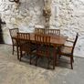 Mid Century Modern Mcintosh T3 Dining Table & 6 Chairs Image 9