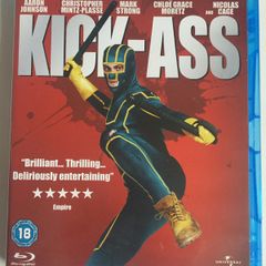 Kick-Ass [2010] Chloe Grace Moretz, Aaron Johnson, Mark Strong, Christopher Mintz-Plasse & Nicolas Cage [Blu-ray Movie]