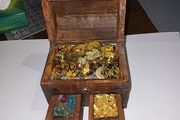 Pirates chest gold coins etc