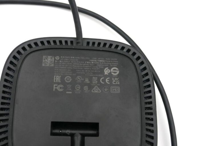 HP G5 Usb-C Model HSN- IX02 Docking Station with HP 120W Power Supply