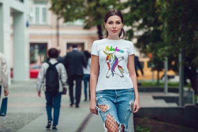 Fabulous Dab Unicorn Dabbing Unicorn Cool Funny T-shirt Tee Top Shirt