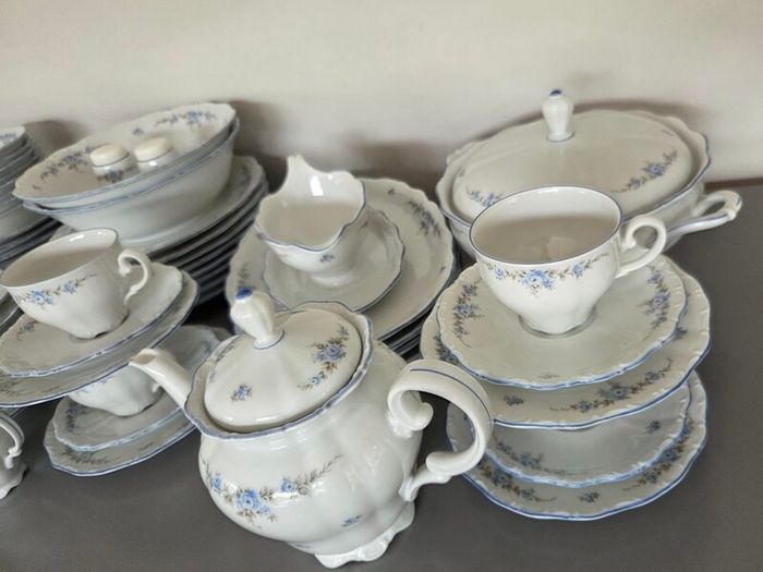 61 Piece Dinner Set Bavaria Rose