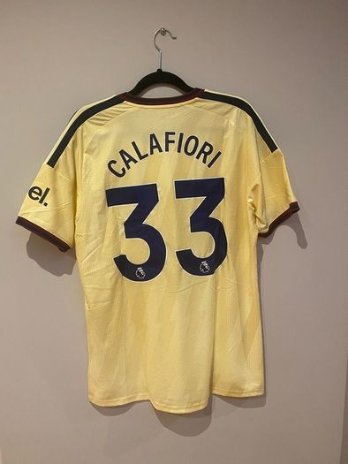 Arsenal adidas 26/27 Authentic Third Shirt Large Calafiori 33