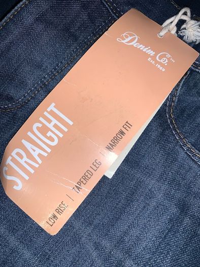 Denim co straight leg jeans