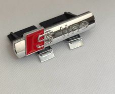 Audi S line grill badge silver