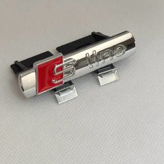 Audi S line grill badge silver