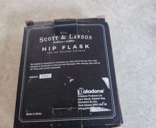 Scott & Lawson Comin's Cr Hip Flask New In Box.