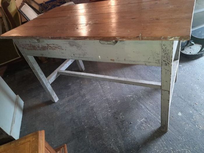 Antique Irish Pin Table 48&3/4" long