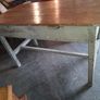 Antique Irish Pin Table 48&3/4" long Image 8