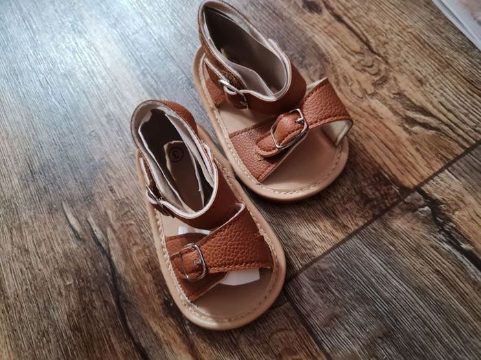 baby brown sandals