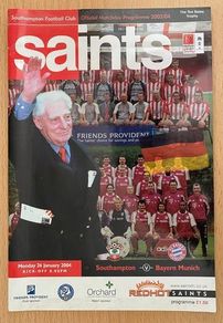 2004 Southampton v Bayern Munich - Friendly Programme