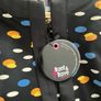 nwt Rant and Rave thalia dot print zip front blouse (black / blue / yellow) size 14 Image 9