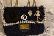 Stunning  Navy  inspired Bag
