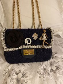 Stunning  Navy  inspired Bag