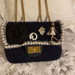 Stunning  Navy  inspired Bag