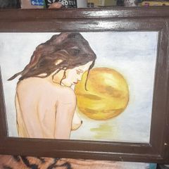 Framed painting