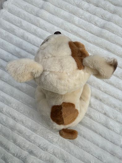 Ty Beanie approx. 8" Houghie the Bulldog Plush Used Please see photos