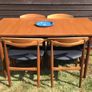 Mid Century Vintage Ib Kofod Larsen Signature Danish Range Dining Set Image 3