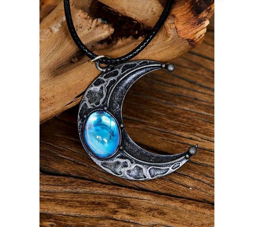 Boho Style Necklace with a Moon Stone - lovely gift