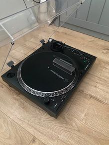 Audio-Technica LP120XUSBBK Manual Direct-Drive Turntable (Analogue & USB) Black
