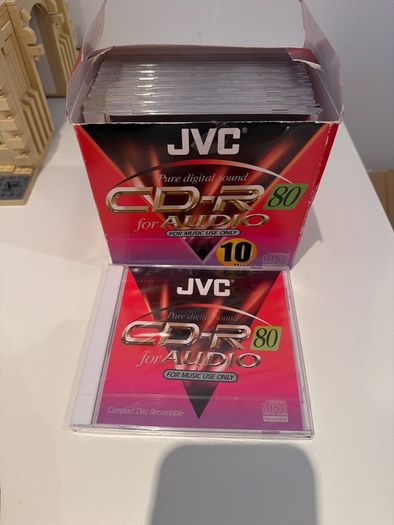 Original JVC cd-r 80 audio disc 9 pack sealed