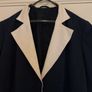 Black and cream coat Image 2