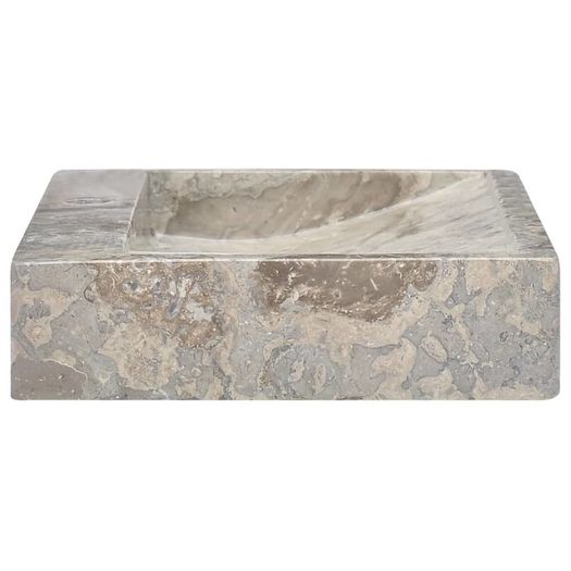 Sink Grey 58x39x10 cm Marble
