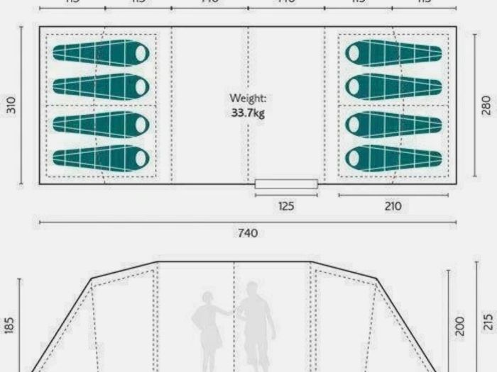 8 Man Tent - Ideal for festival