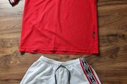 Man Utd Adult Jersey and shorts 1999