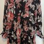 Boohoo black floral dress size 16 New without tags Image 2