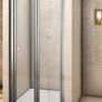 Brand New BiFold Chrome Shower Door Image 2