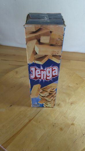 Jenga Original Hardwood Wooden Block Stacking Game Parker Hasbro Classic Family Party 5 Plus