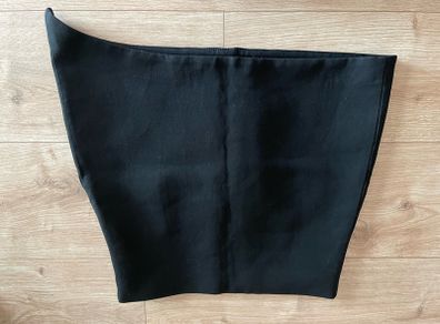 zara mini black skirt