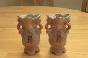 Vintage Pair Of Small Lustre Jugs